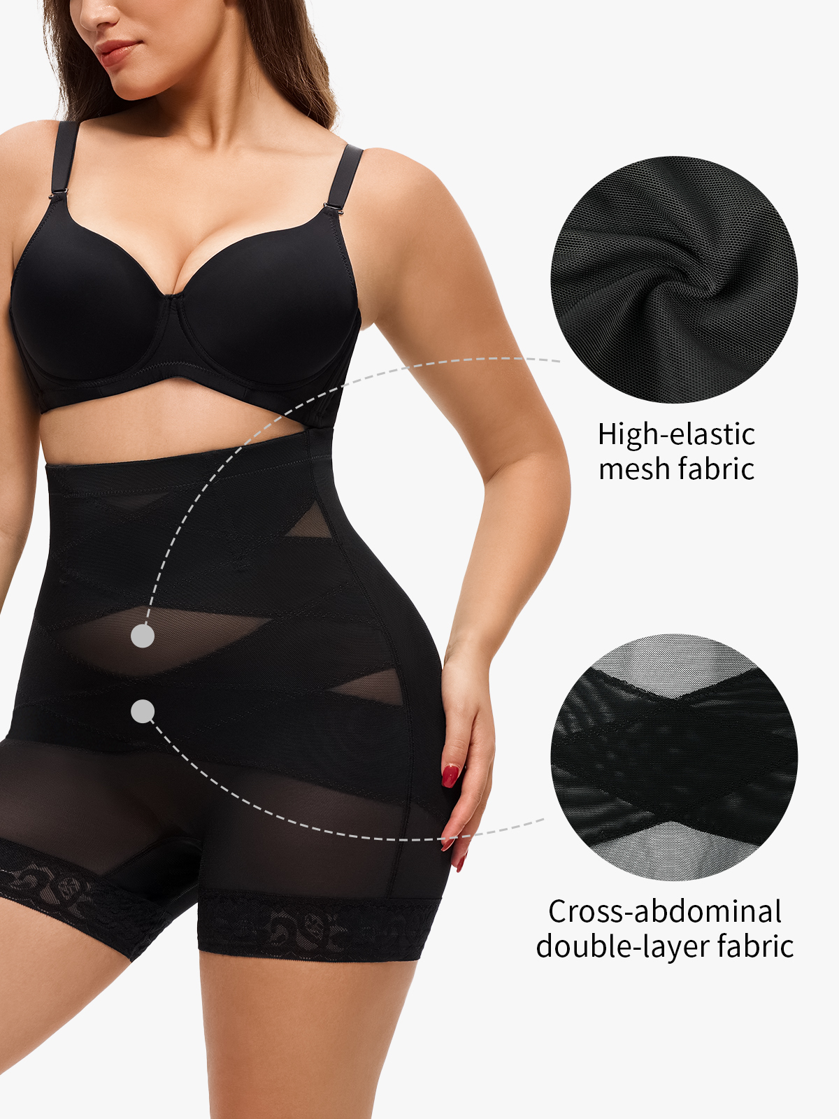 High Waisted Tummy Control Butt Lifting Panties