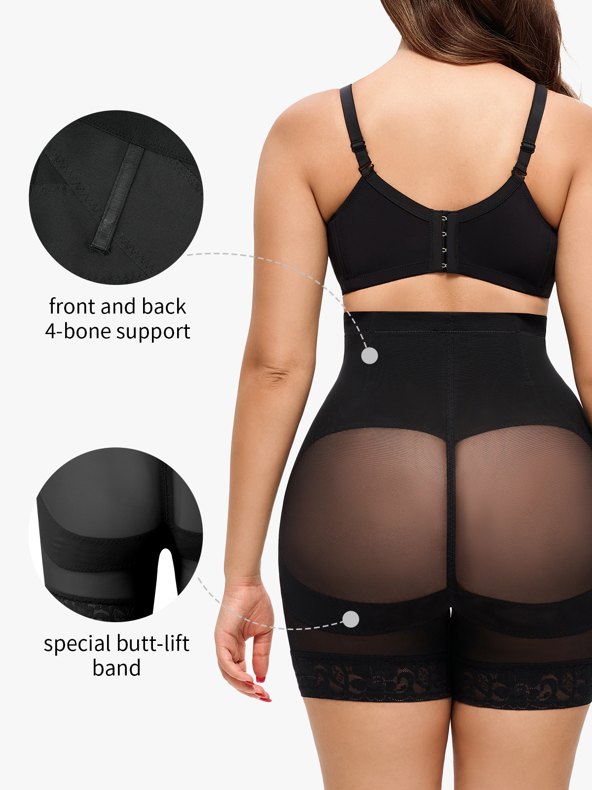 High Waisted Tummy Control Butt Lifting Panties