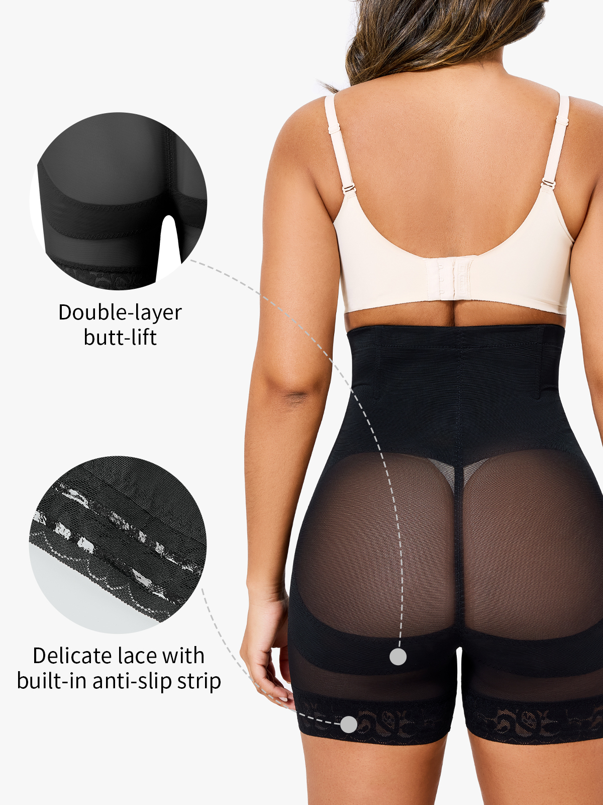 High Waisted Tummy Control Butt Lifting Panties