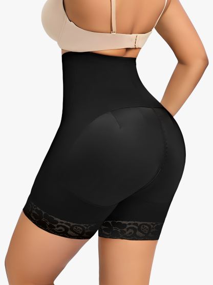 High Waist Double Tummy Control Open Crotch Control Panty
