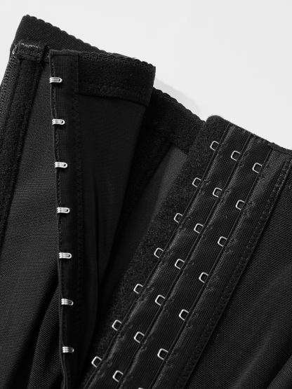 High Waist Double Tummy Control Open Crotch Control Panty