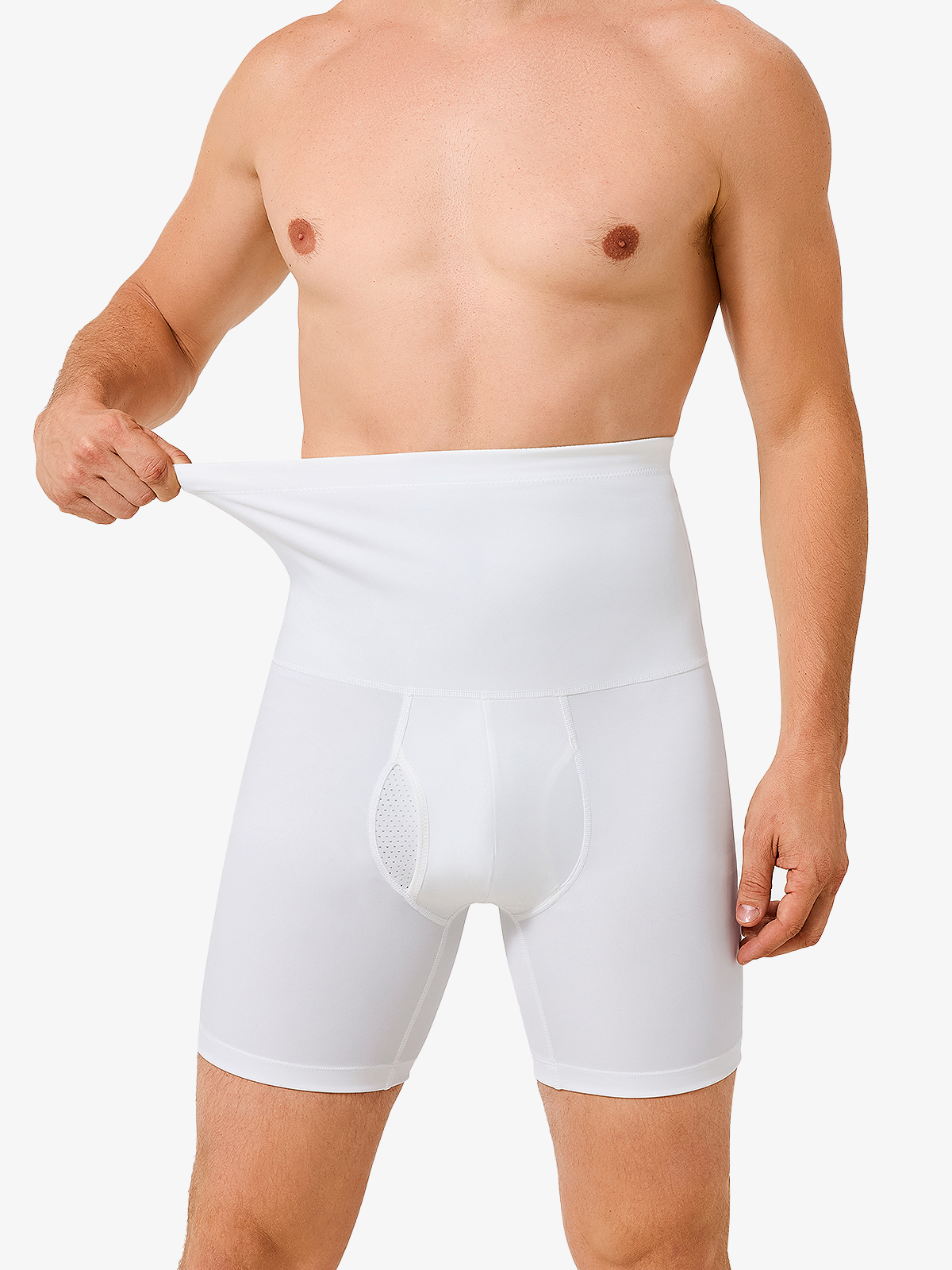 High Waist Crotch Opening Shapewear Control Panty