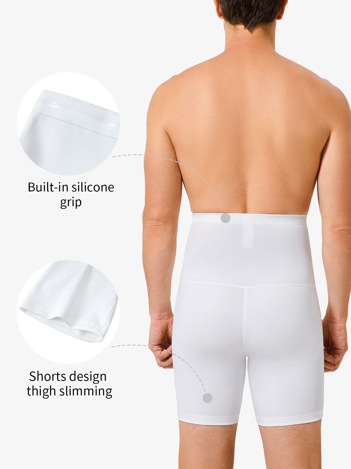 High Waist Crotch Opening Shapewear Control Panty