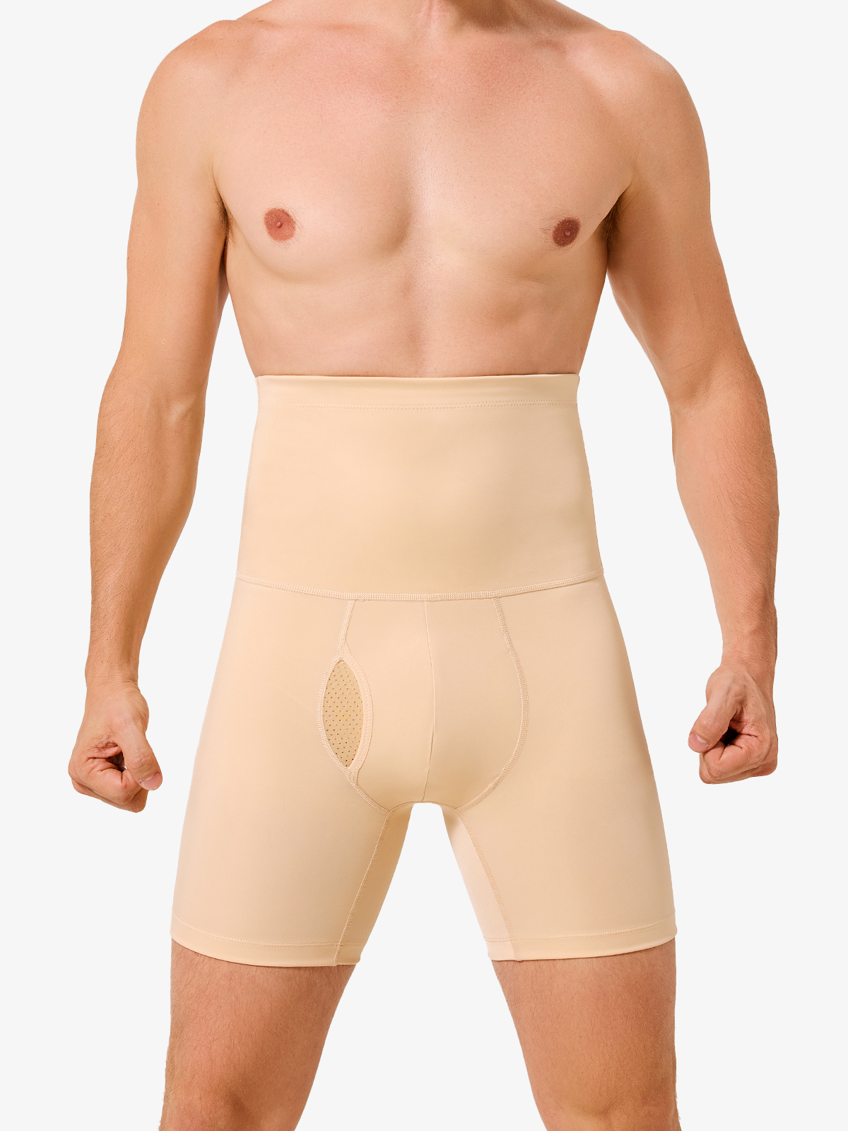 High Waist Crotch Opening Shapewear Control Panty