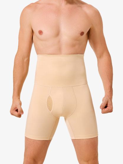 High Waist Crotch Opening Shapewear Control Panty 