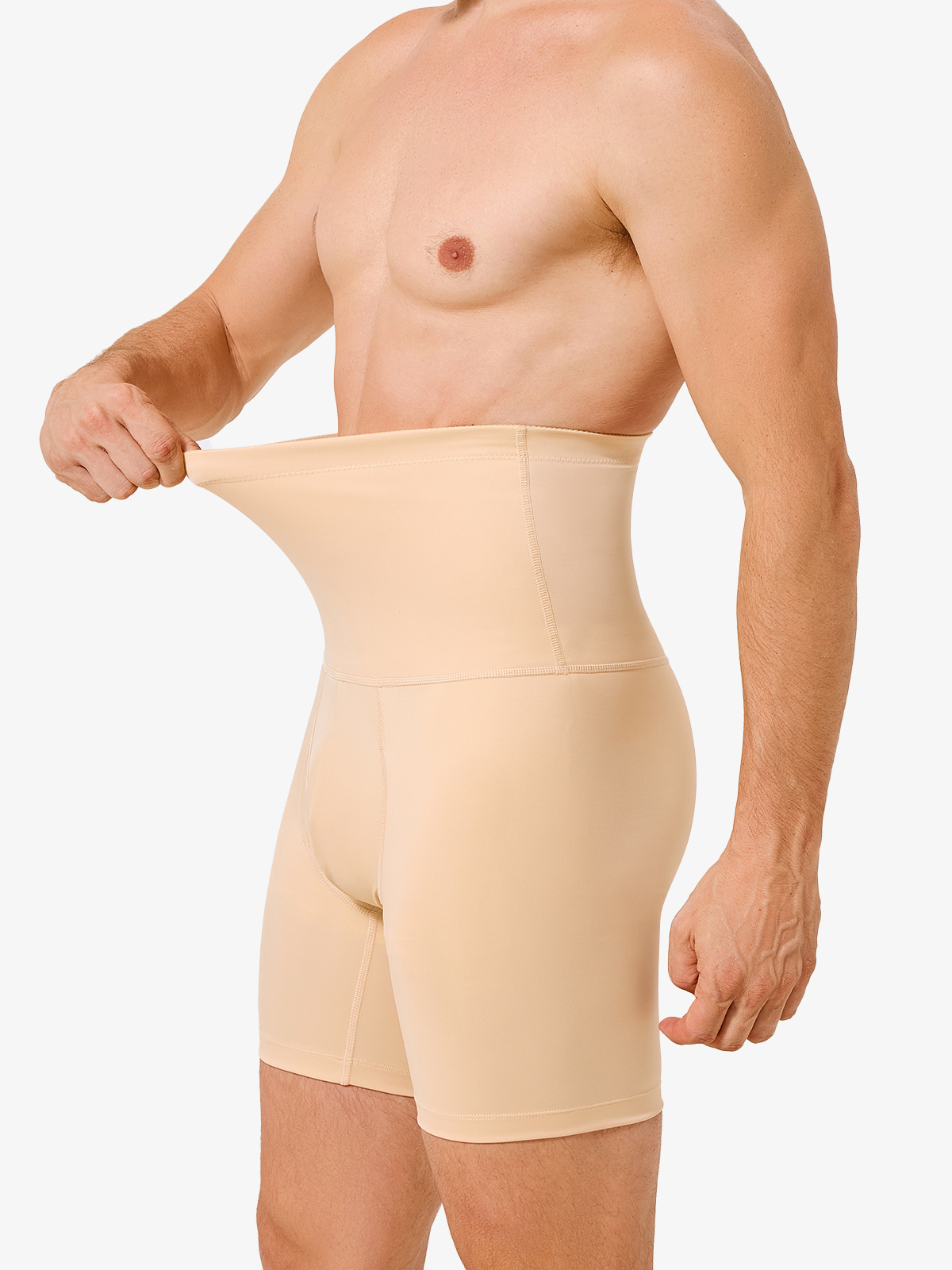 High Waist Crotch Opening Shapewear Control Panty
