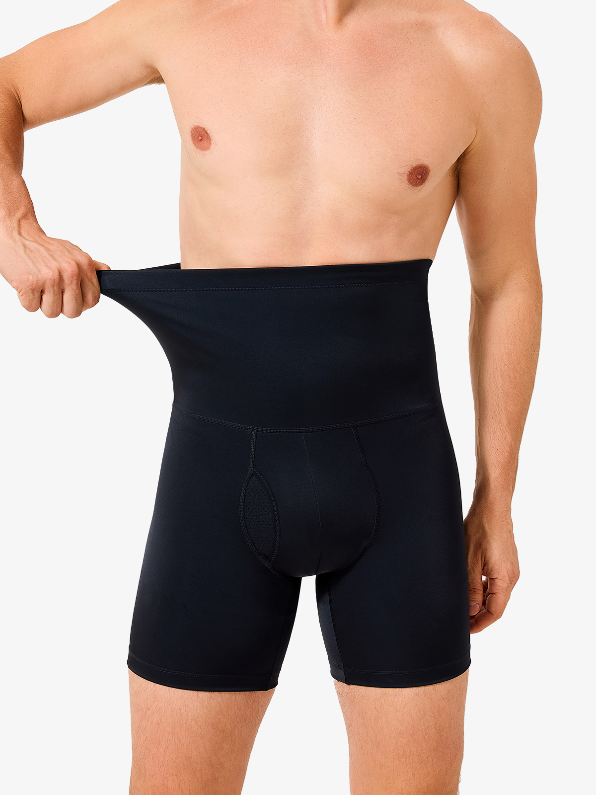 High Waist Crotch Opening Shapewear Control Panty 