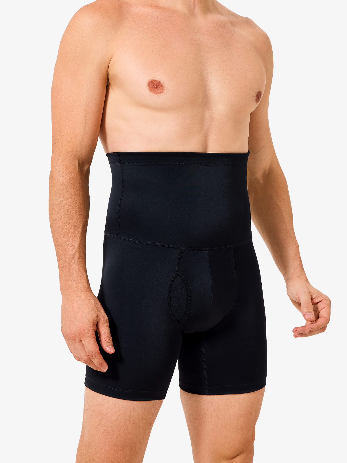 High Waist Crotch Opening Shapewear Control Panty 