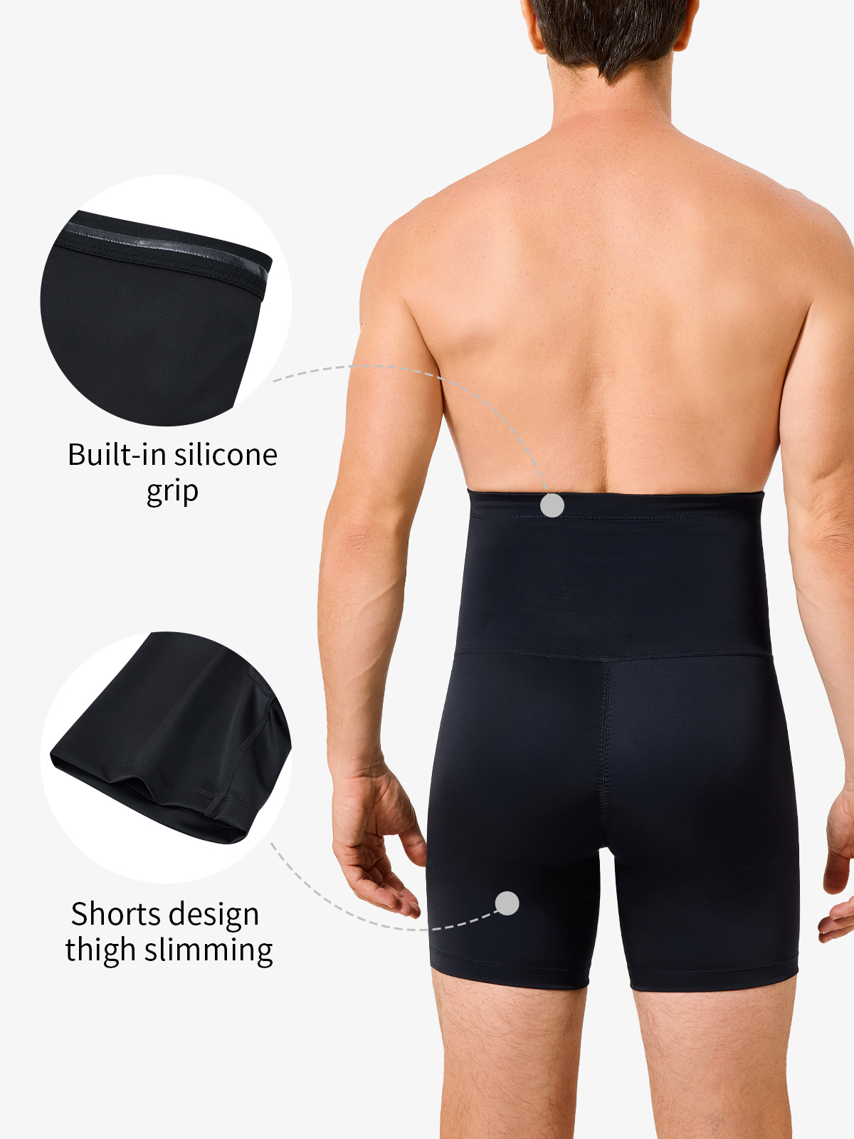 High Waist Crotch Opening Shapewear Control Panty