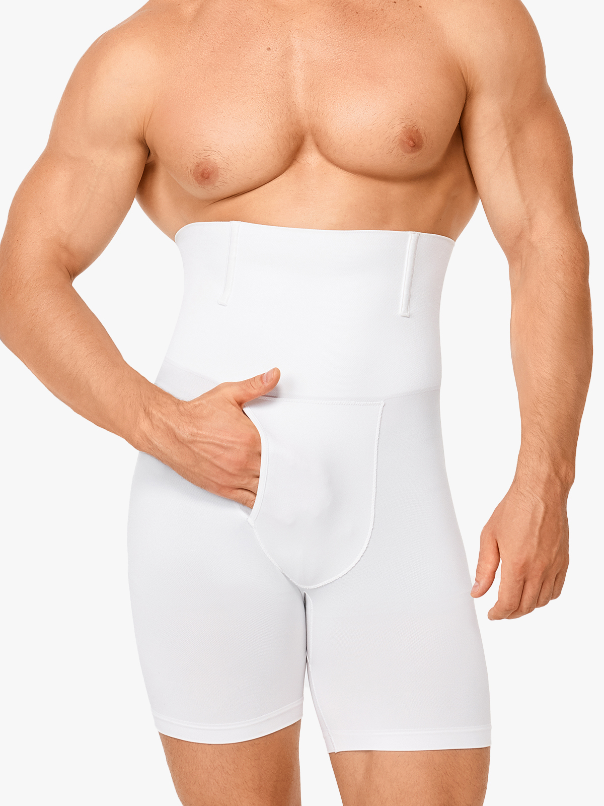 High Waist Anti-Roll Crotch Opening Shapewear Control Panty