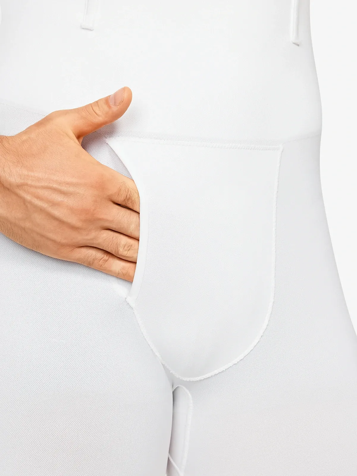 High Waist Steel Boning Support Shorts for Men