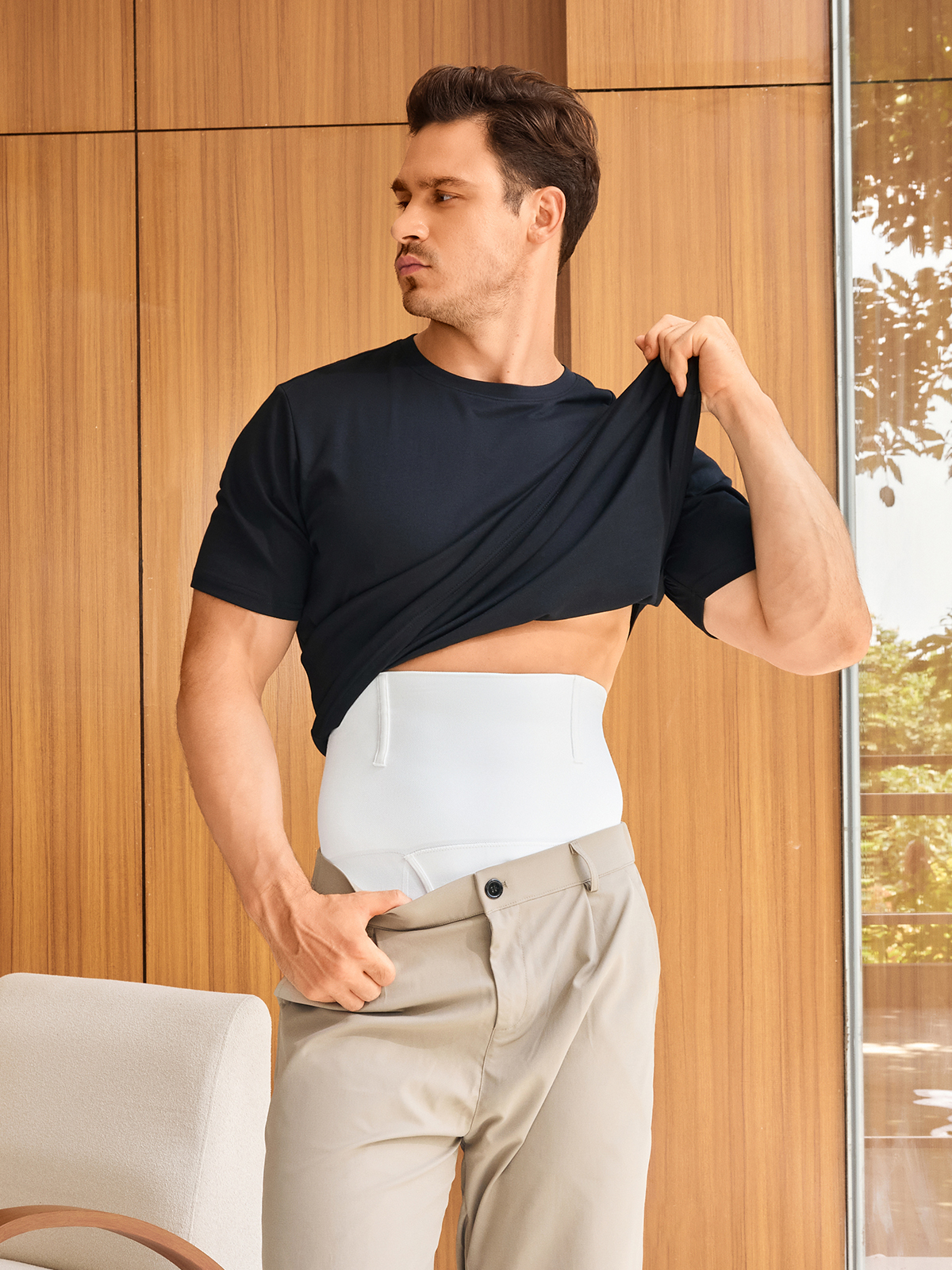 High Waist Anti-Roll Crotch Opening Shapewear Control Panty