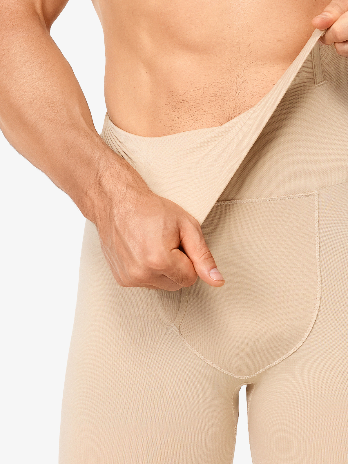 High Waist Anti-Roll Crotch Opening Shapewear Control Panty