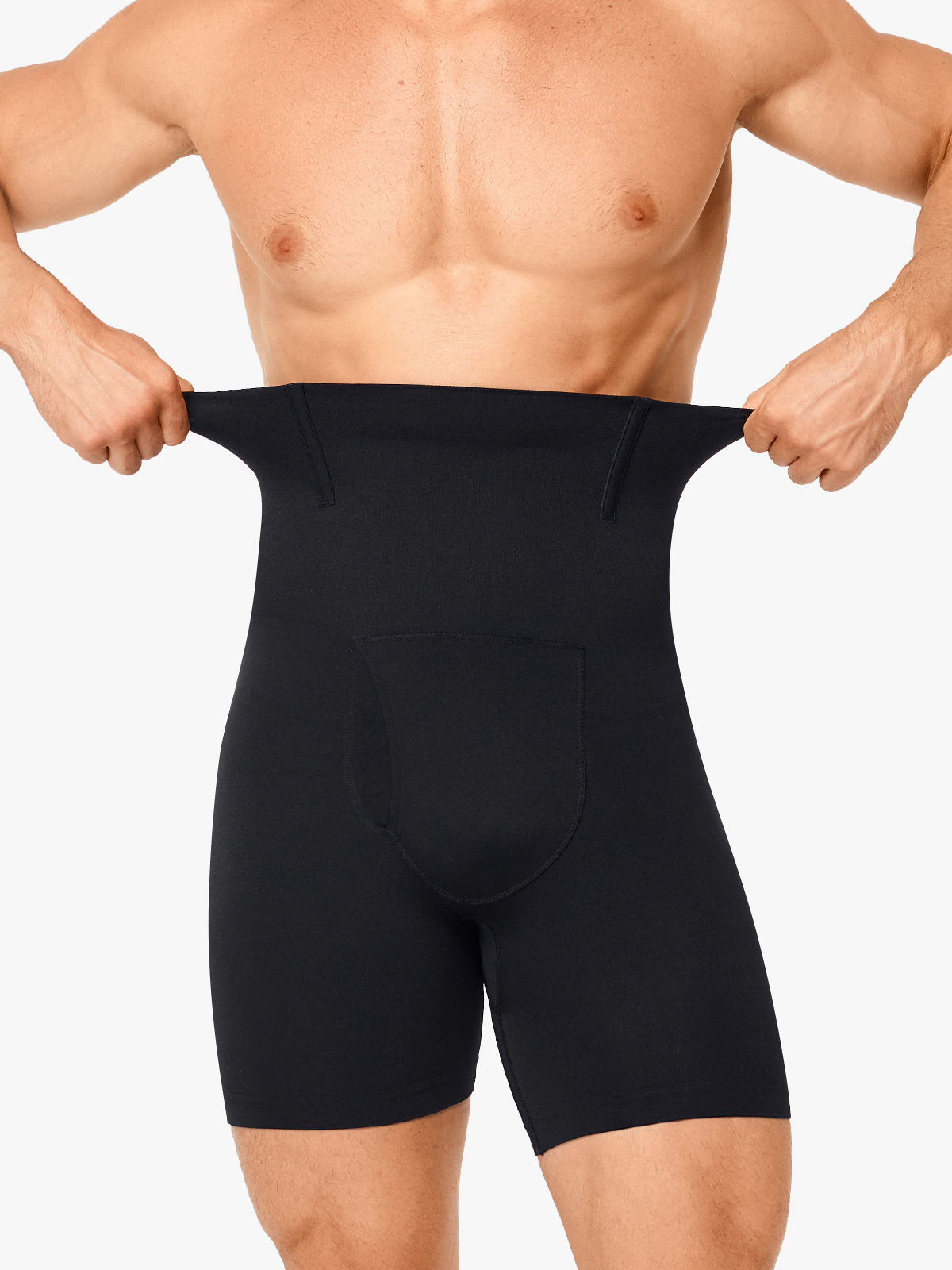 High Waist Anti-Roll Crotch Opening Shapewear Control Panty