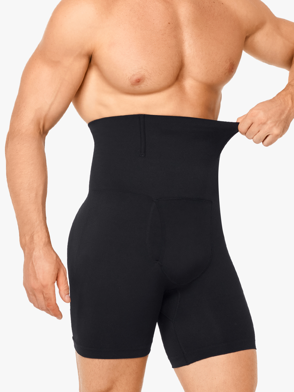 High Waist Anti-Roll Crotch Opening Shapewear Control Panty