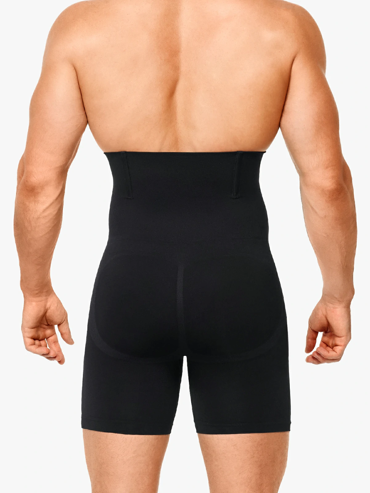 High Waist Steel Boning Support Shorts for Men