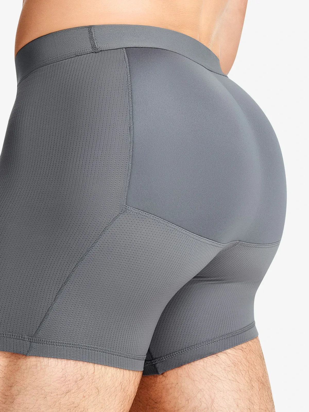 Mid-Waist Padded Butt Lifting Boxer for Men