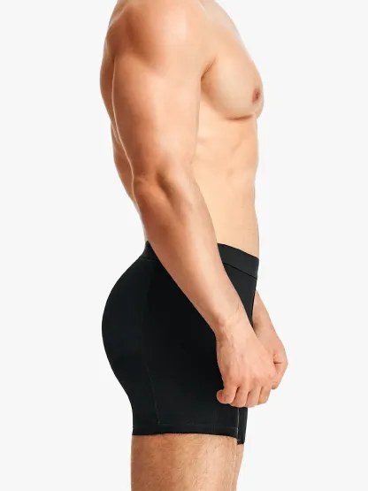 Mid-Waist Padded Butt Lifting Boxer for Men