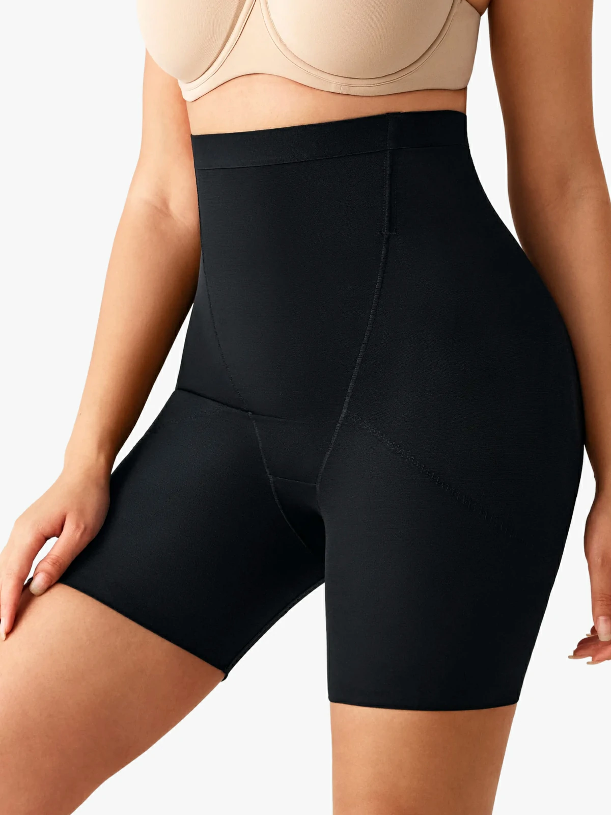 Women High Waist Mesh Tummy Control Shorts Butt Lifting Panties
