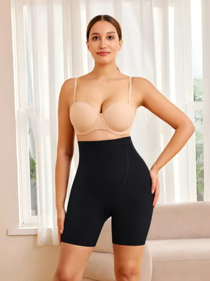 Women High Waist Mesh Tummy Control Shorts Butt Lifting Panties