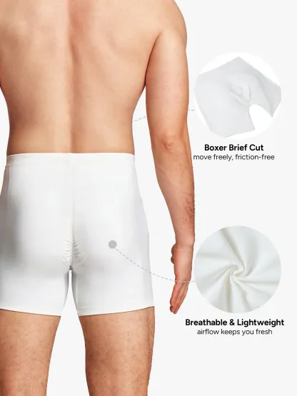 Mid-Rise Butt Lifting Shapewear Shorts for Men