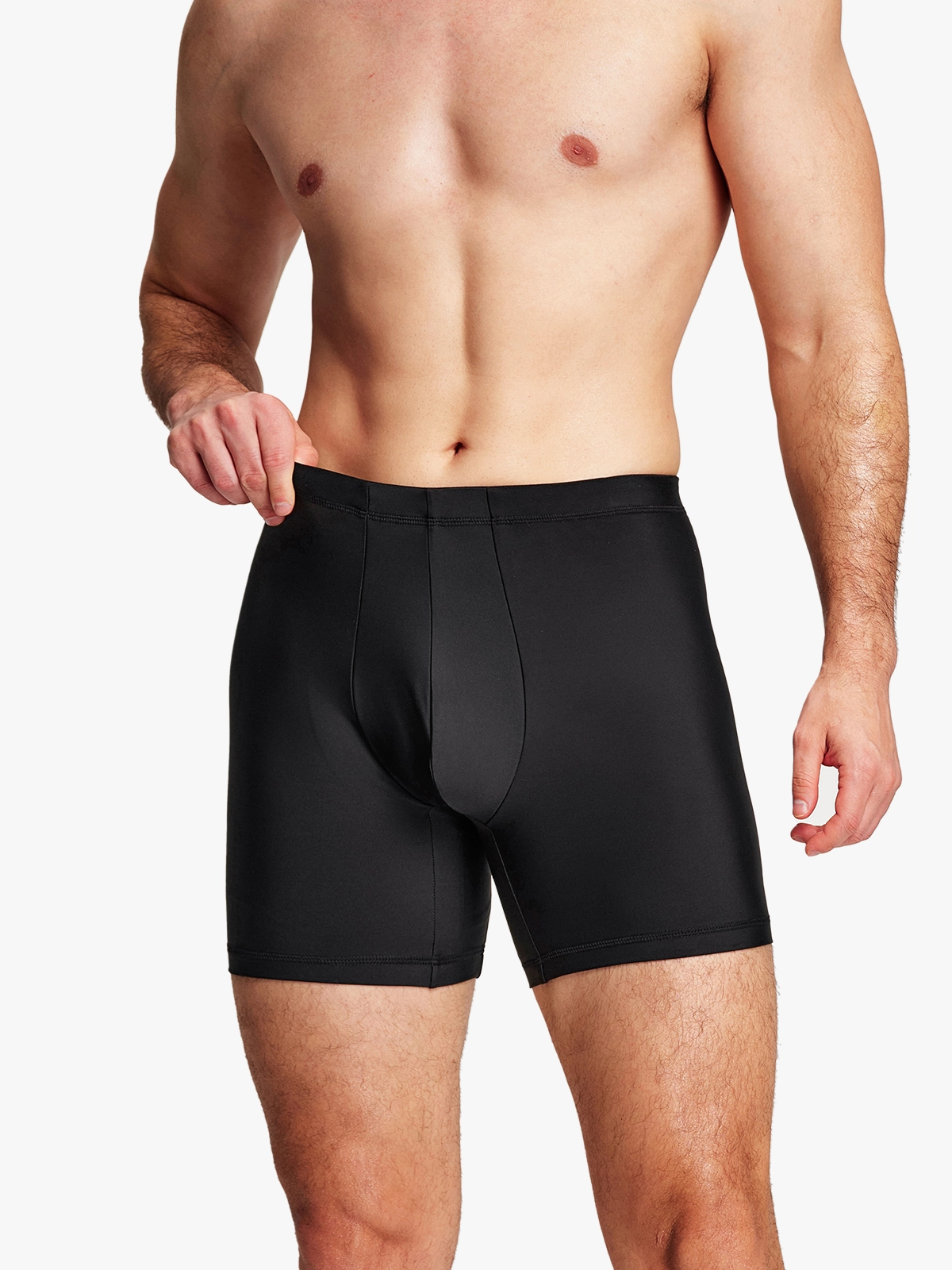 Mid-Rise Butt Lifting Shapewear Shorts for Men