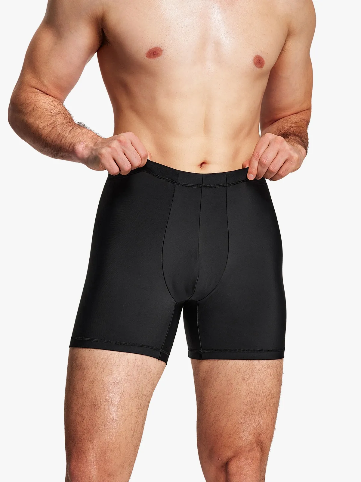 Mid-Rise Butt Lifting Shapewear Shorts for Men