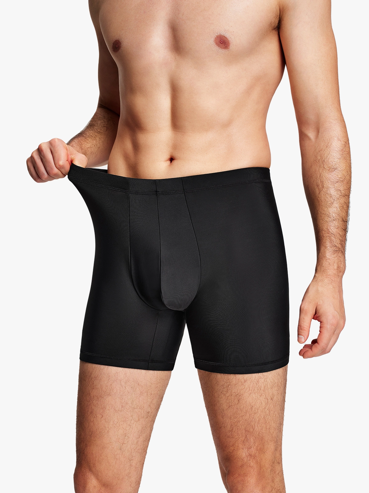 Mid-Rise Butt Lifting Shapewear Shorts for Men