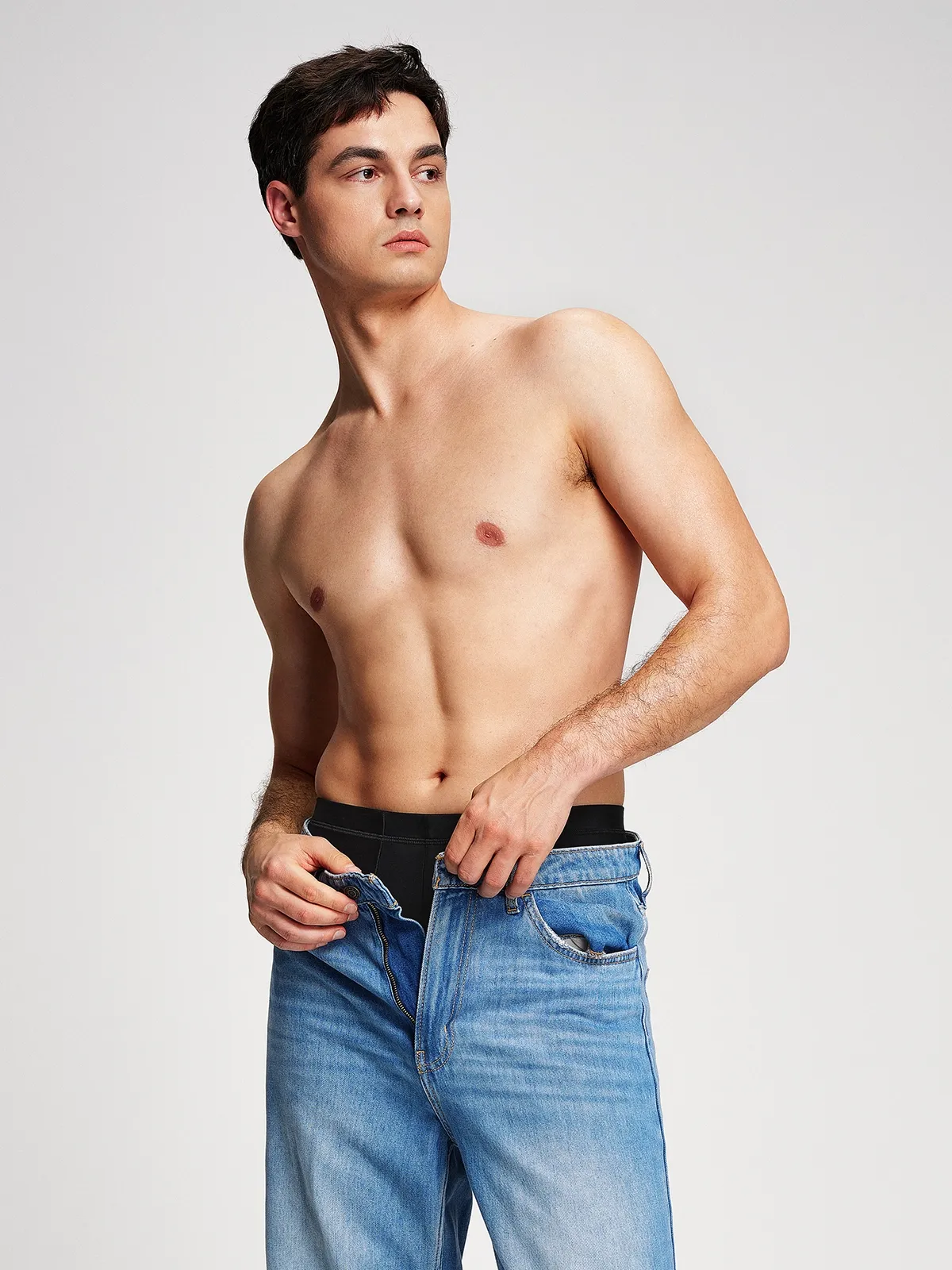 Mid-Rise Butt Lifting Shapewear Shorts for Men