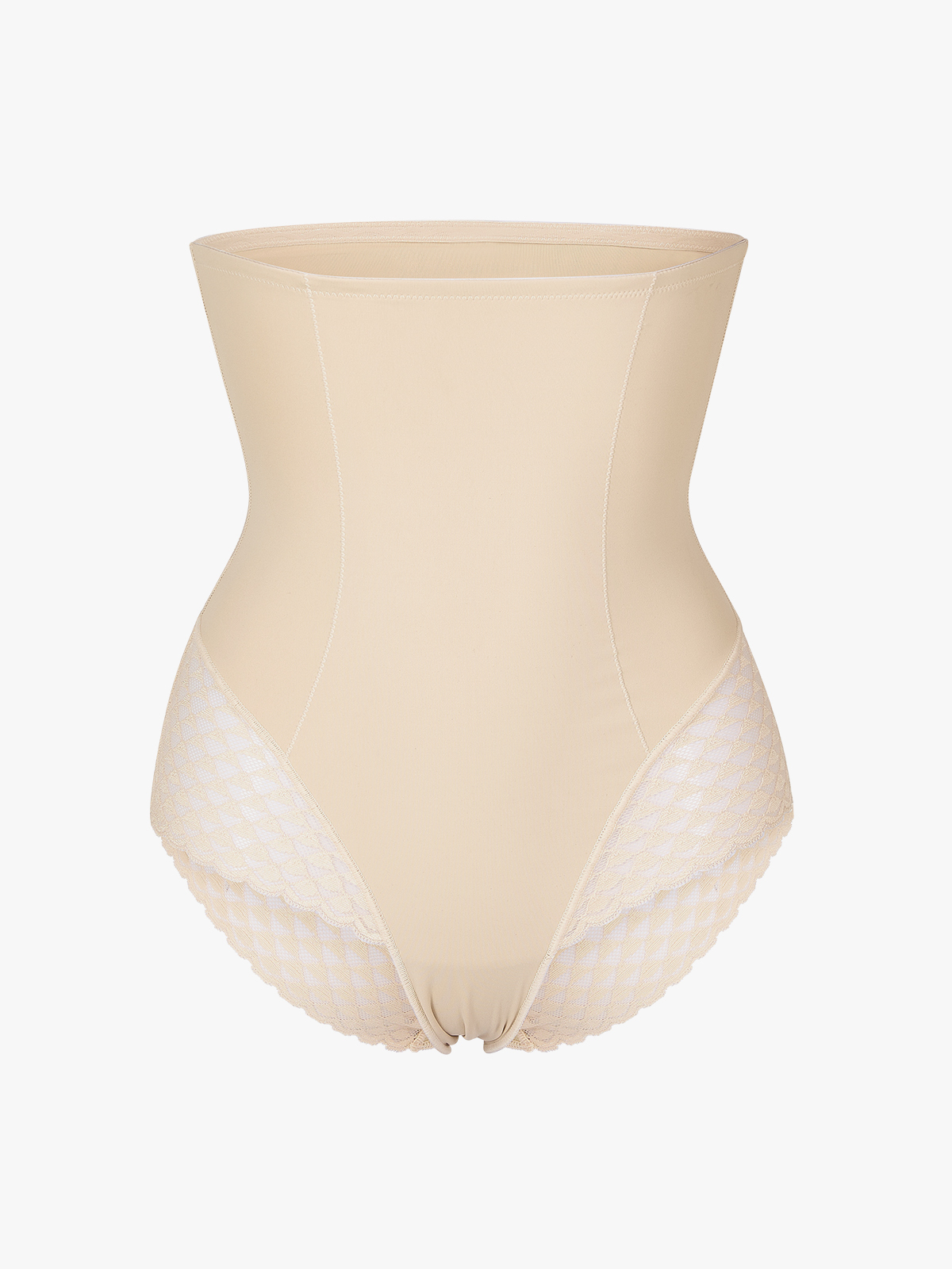 Lace Patch High Waist Tummy Control Panty