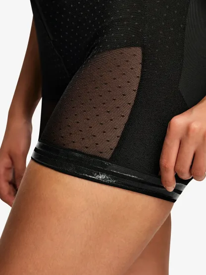 High Waist Zipper Polka Dot Shorts