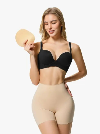 Mid-Rise Butt Enhancement Shorts