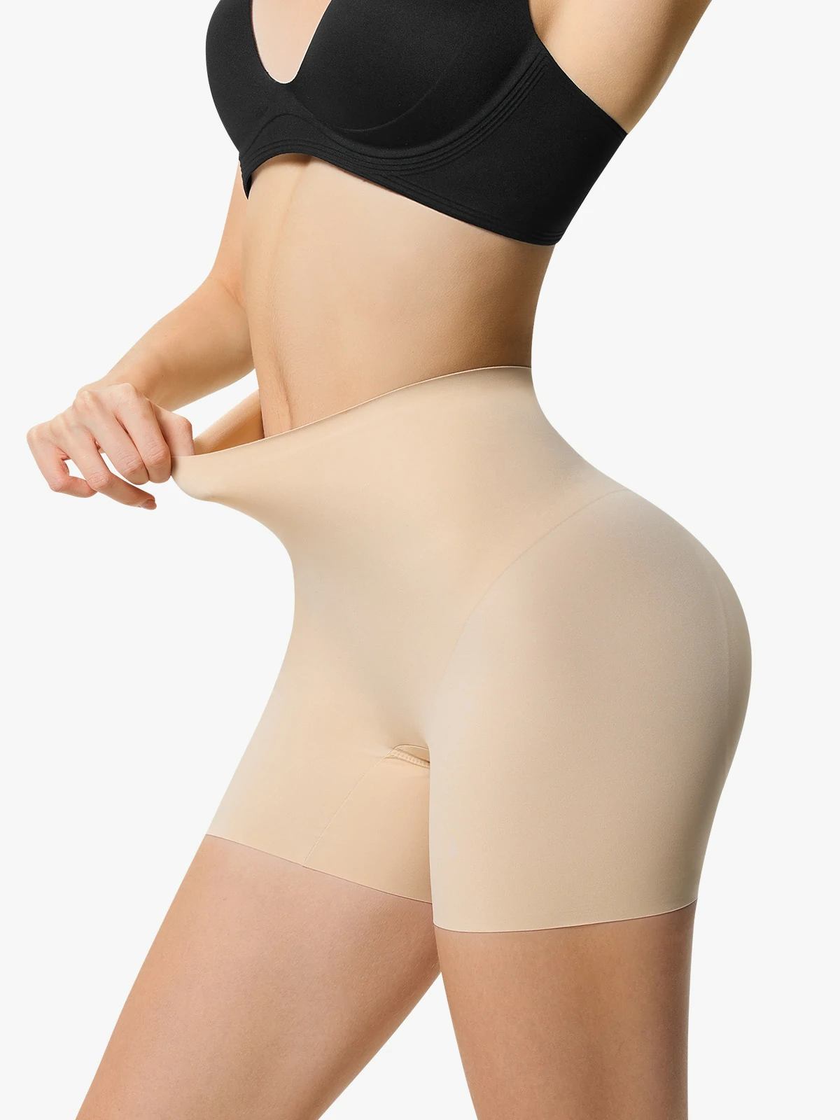 Mid-Rise Butt Enhancement Shorts