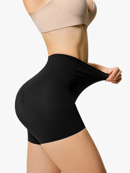 Mid-Rise Butt Enhancement Shorts
