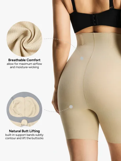 Seamless High Waisted Butt Lifting Shorts