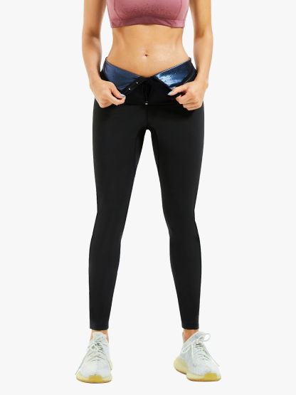 High Waist Compression Sweat Sauna Pants