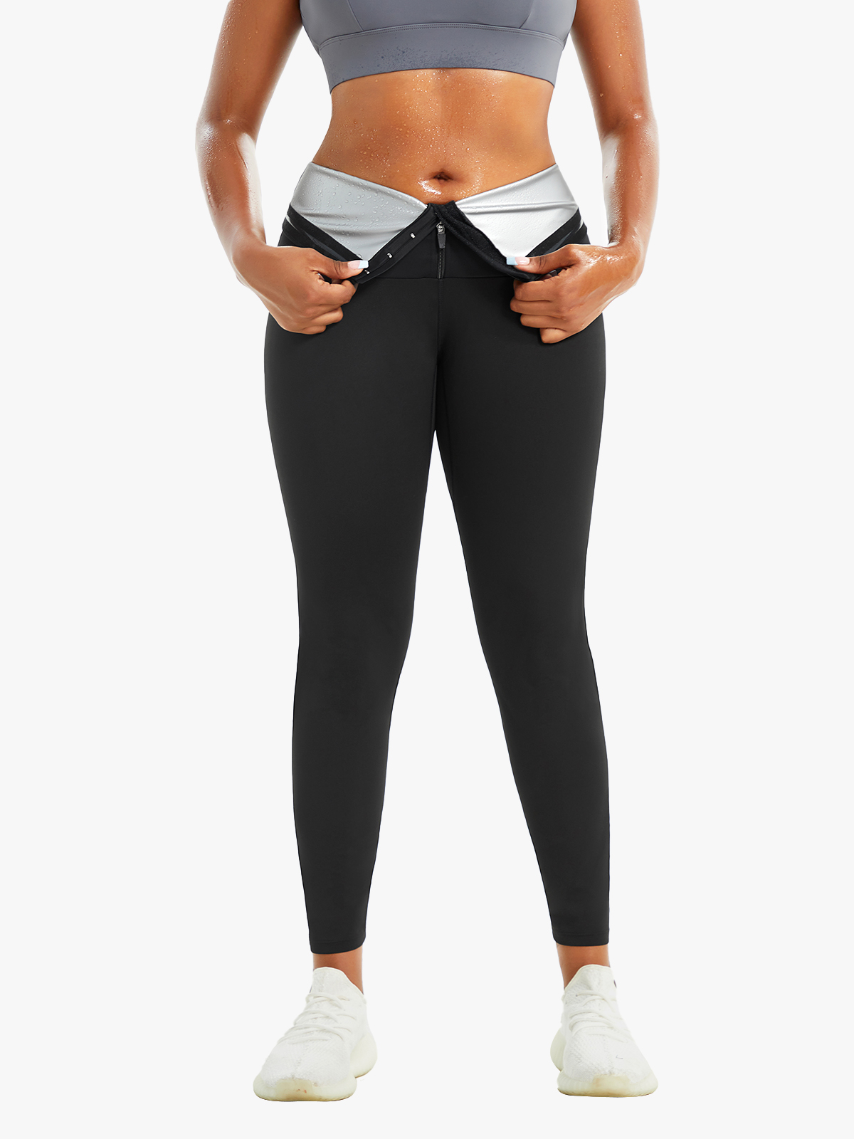 High Waist Compression Sweat Sauna Pants