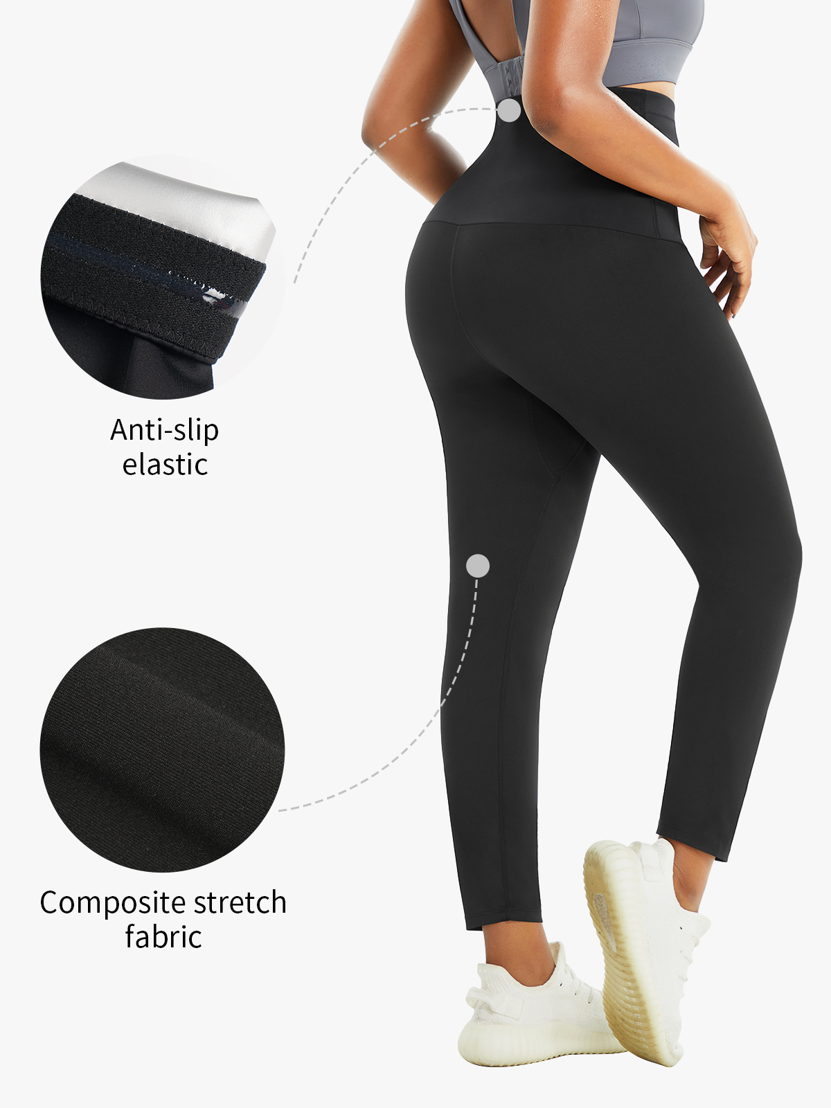 High Waist Compression Sweat Sauna Pants