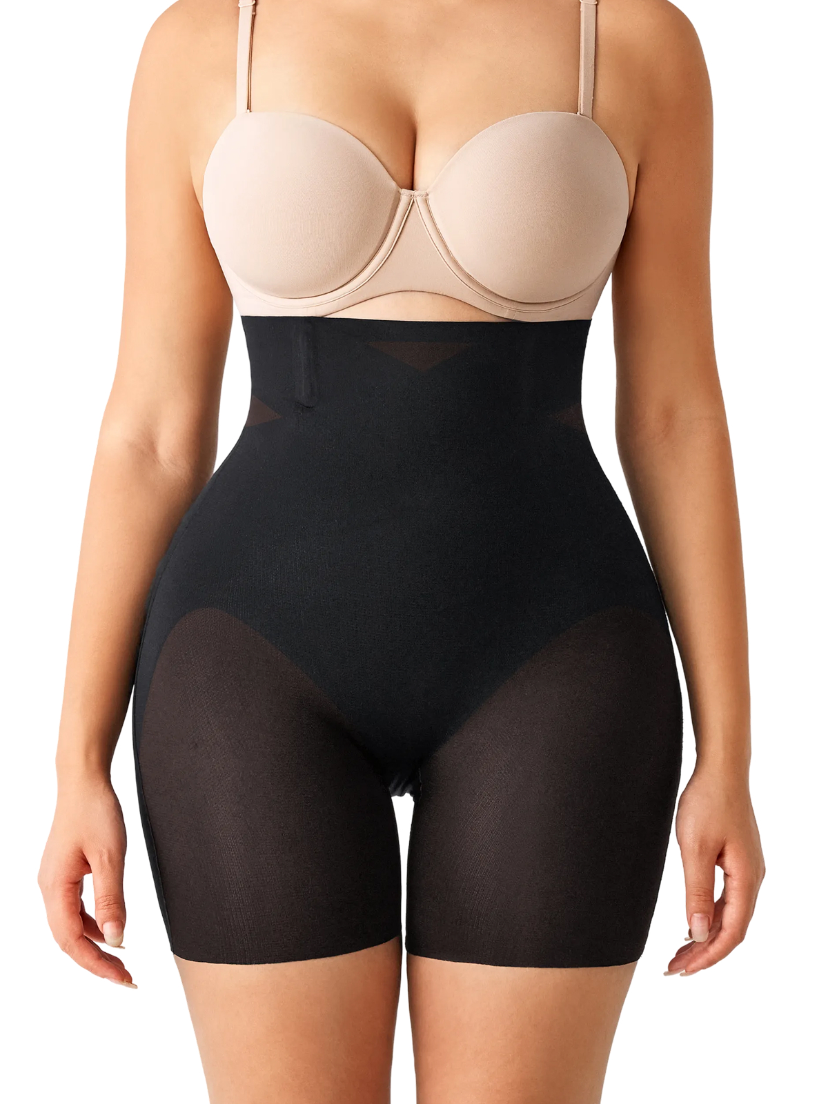 Women High Waist Steel Bone Tummy Control Panty Thigh Shaping Short