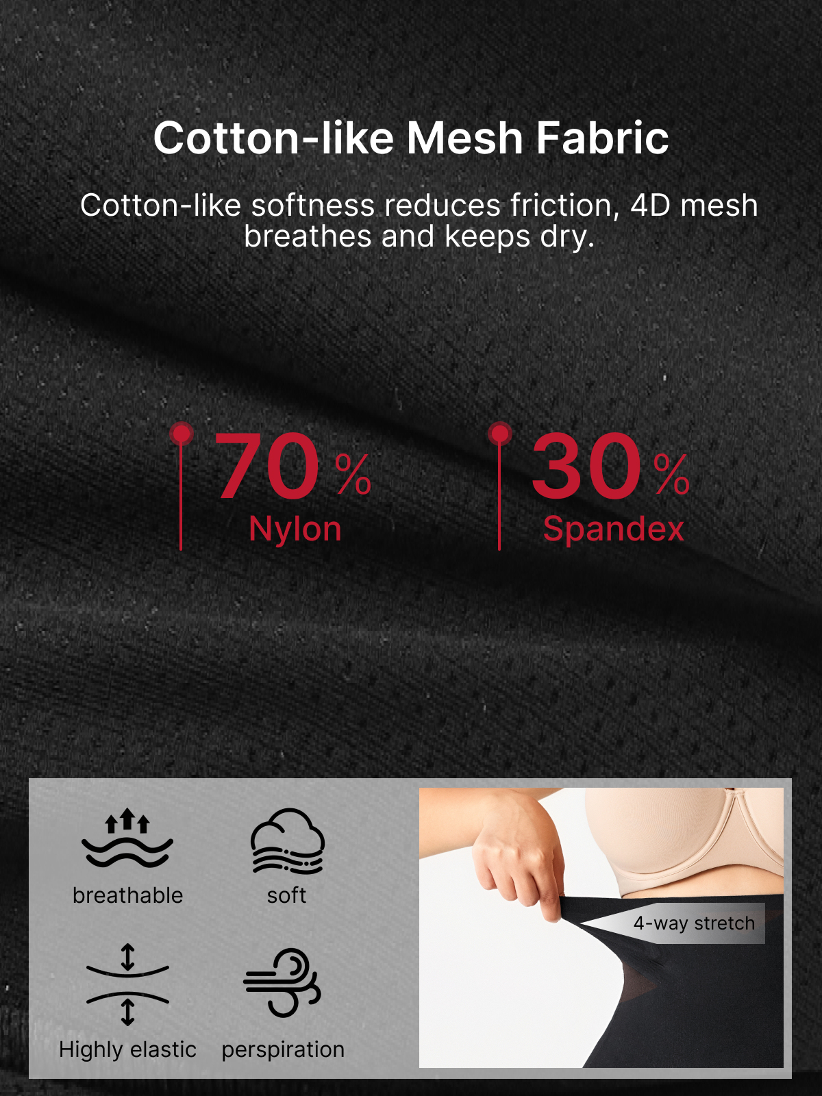 Women High Waist Steel Bone Tummy Control Panty Thigh Shaping Short