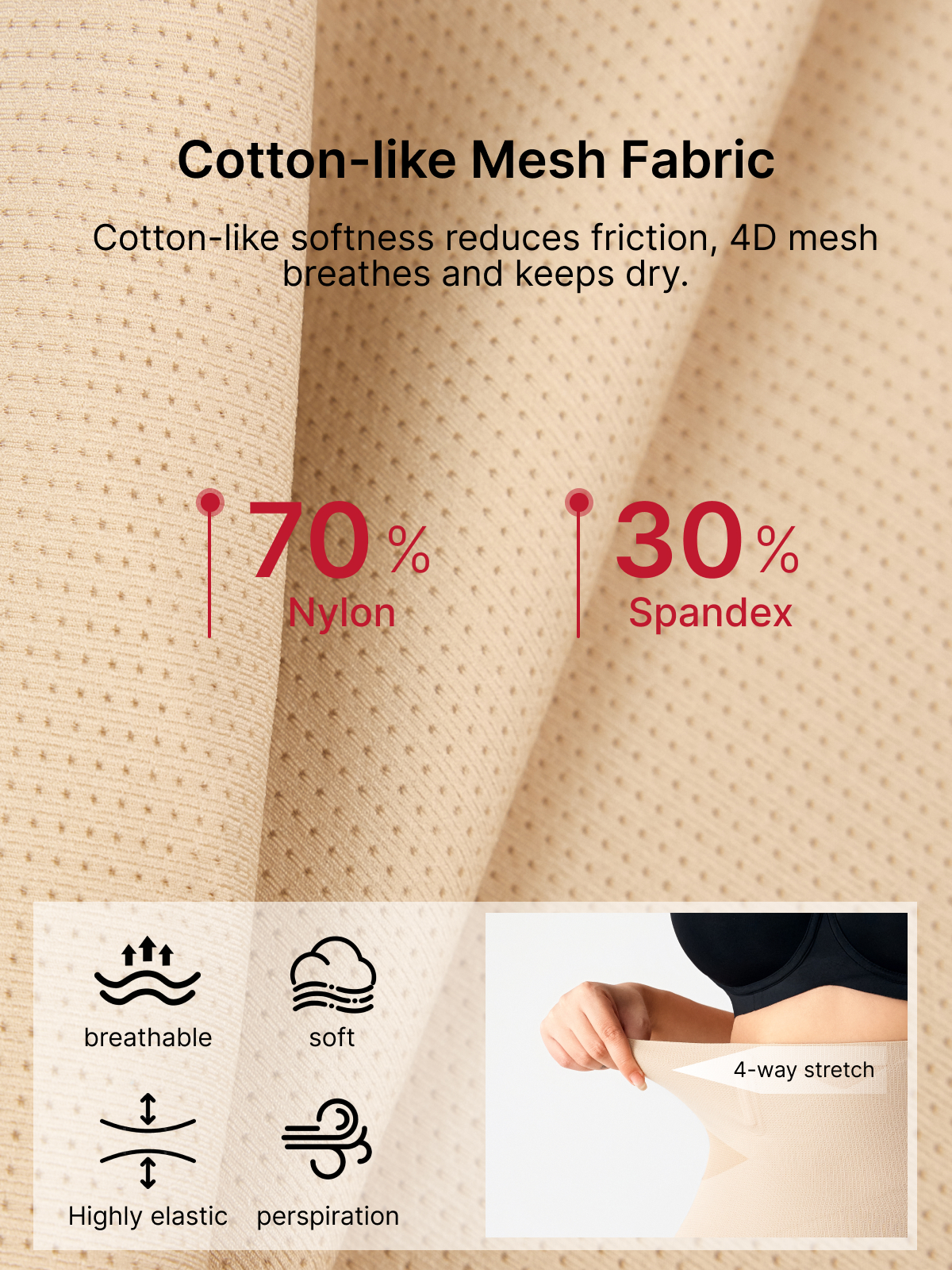 Women High Waist Steel Bone Tummy Control Panty Thigh Shaping Short