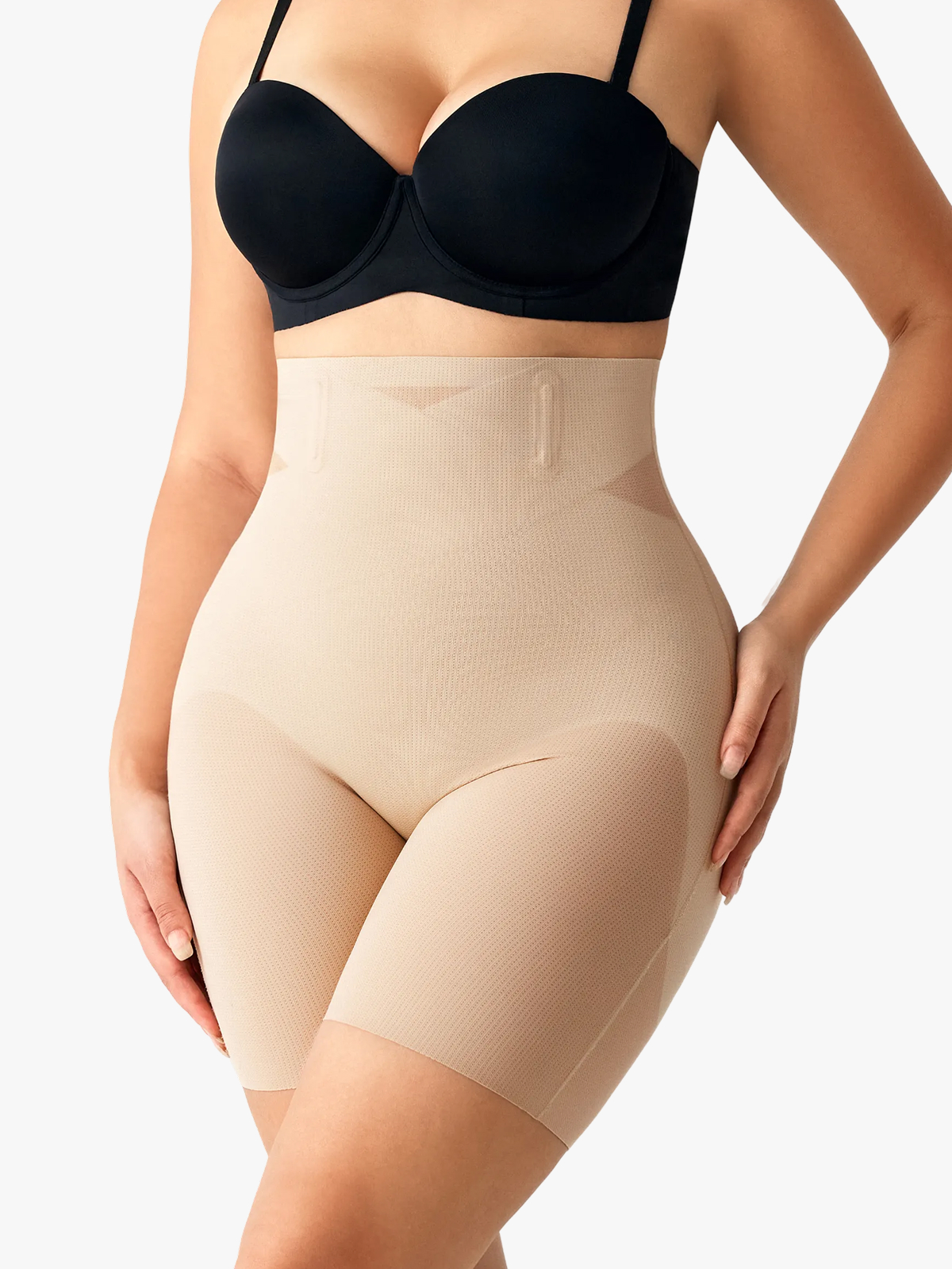Women High Waist Steel Bone Tummy Control Panty Thigh Shaping Short