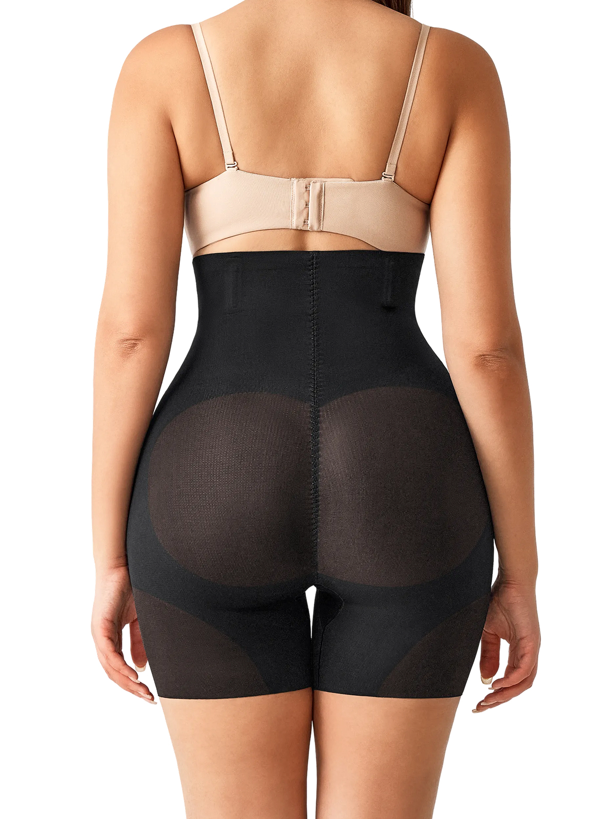 Women High Waist Steel Bone Tummy Control Panty Thigh Shaping Short