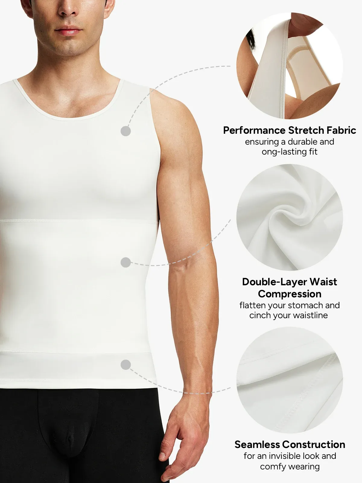 Men's Tummy Control Sliming Tank Top