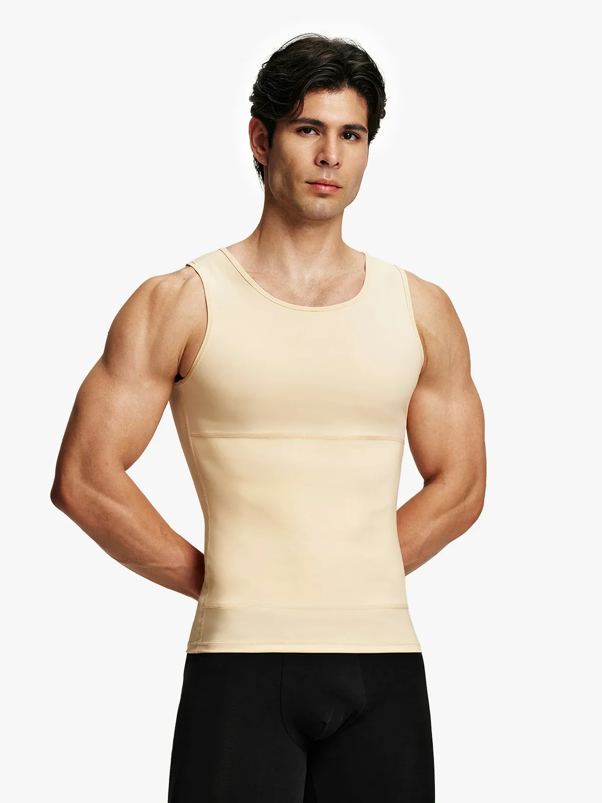Tummy Control Slimming Tank Top For Men Sleek | Nebility