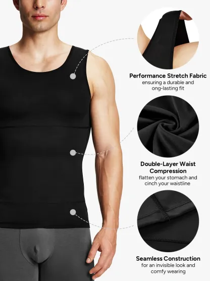 Men's Tummy Control Sliming Tank Top