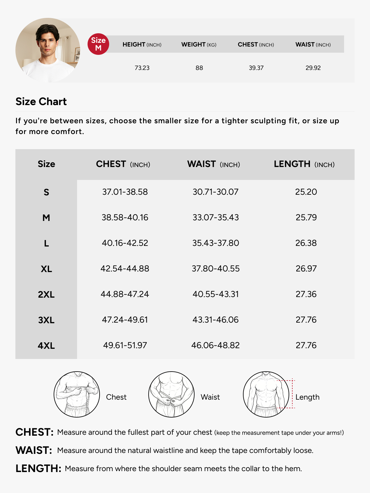 Upgraded Version Men's Tummy Control Sliming Tank Top 
