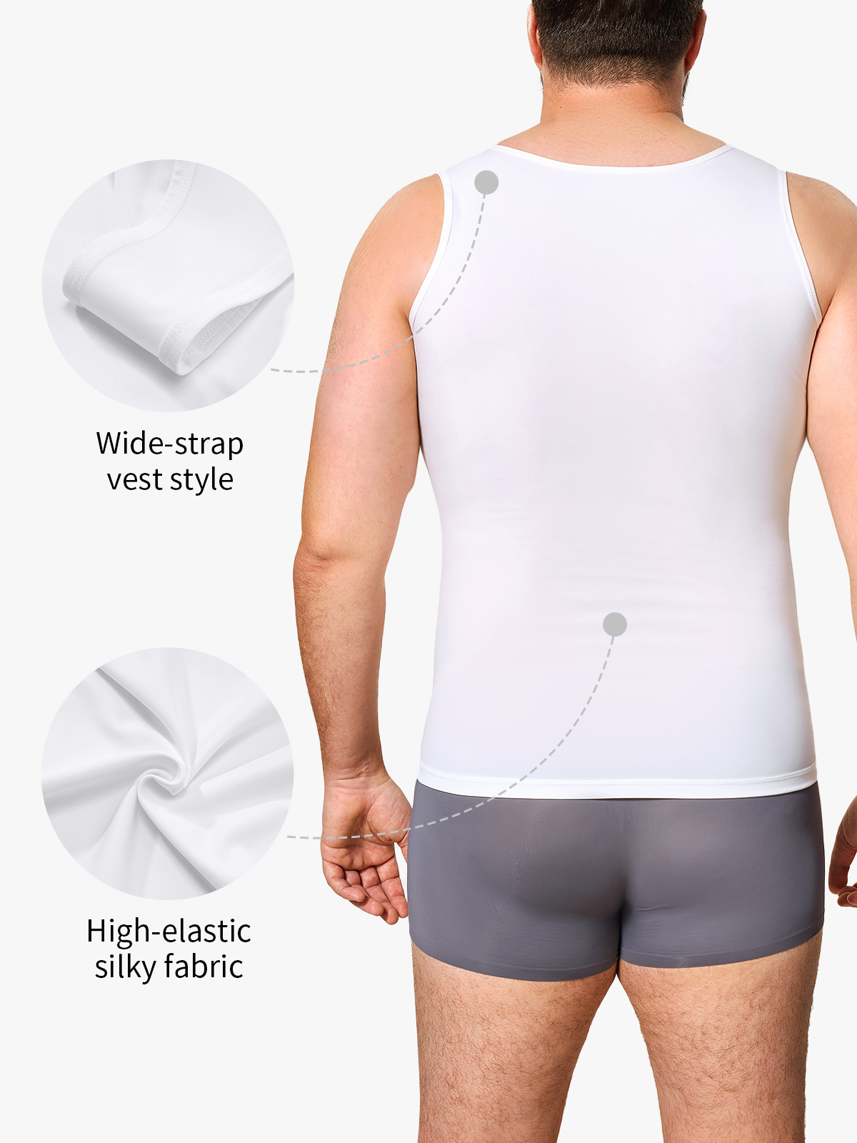 Tummy Control Compression Shapewear Tank Top-Nebility