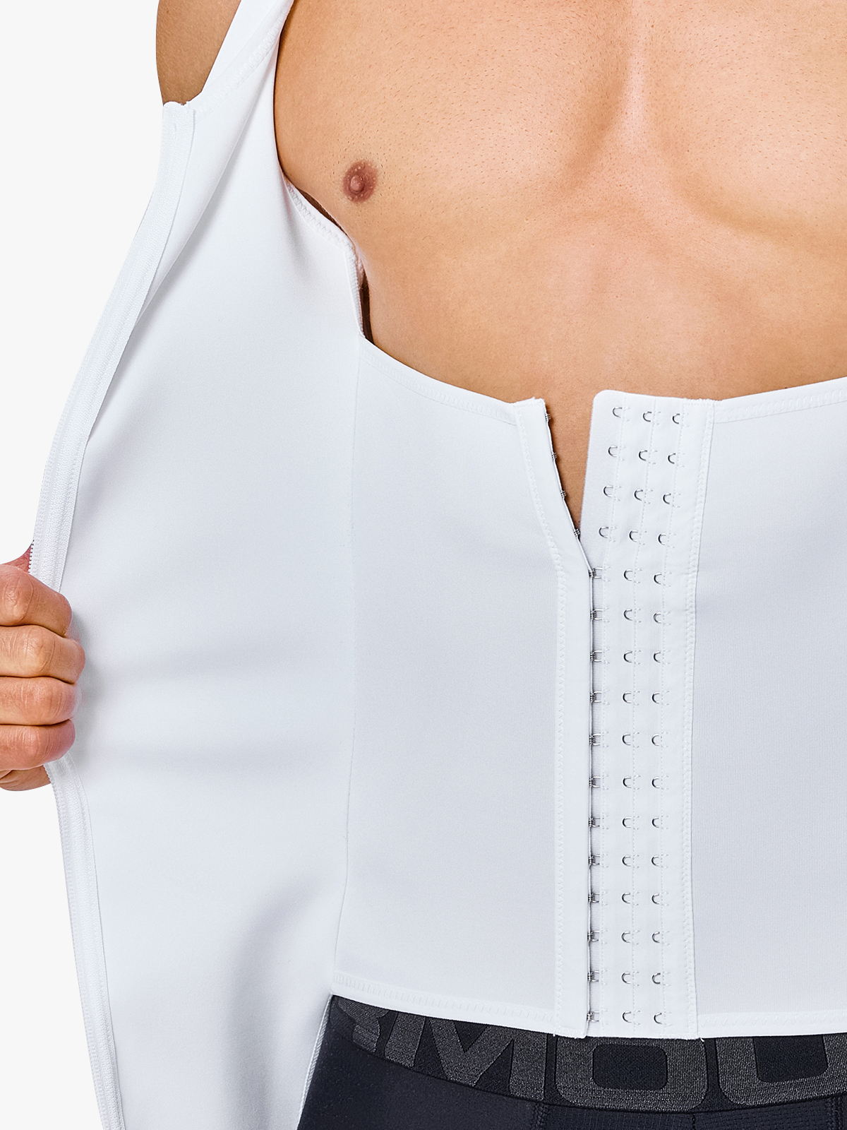 Zipper Belly Compression Workout out Waist Trainer Shapewear Tank Top