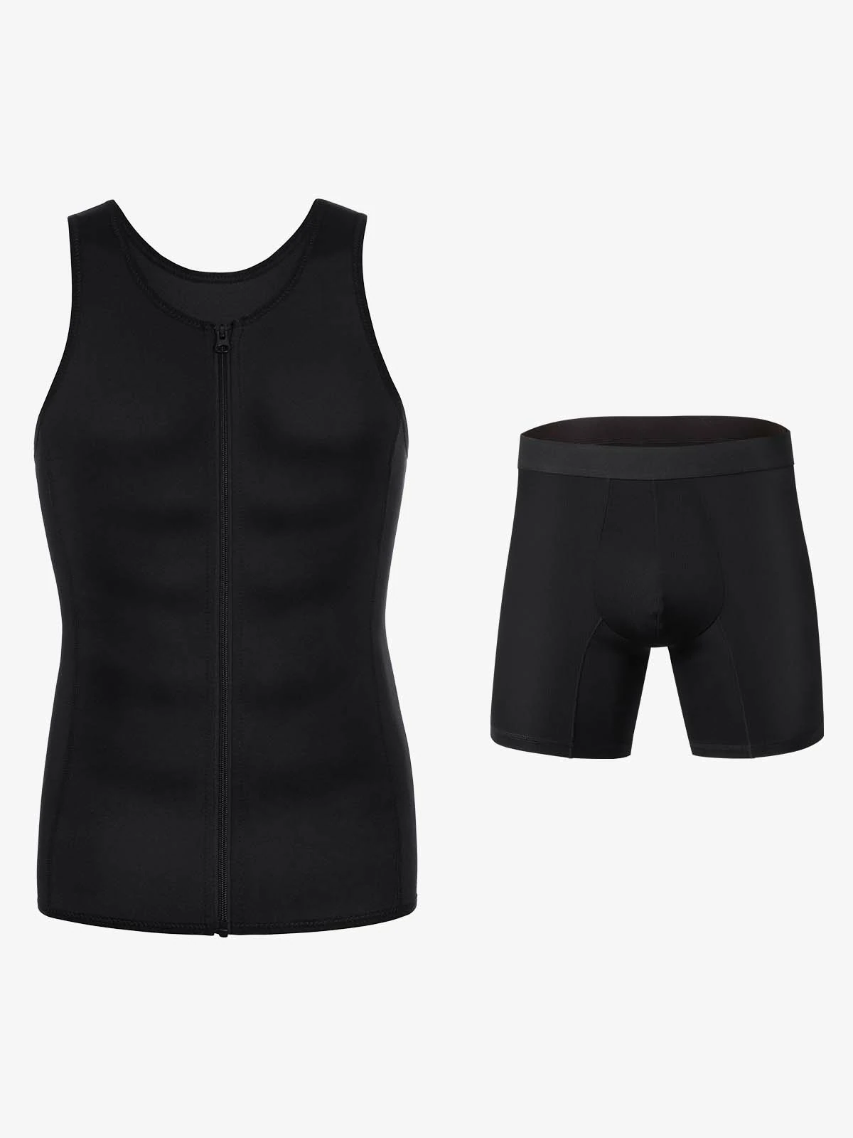 【Bundle]】Compression Tank Top + Padded Shorts